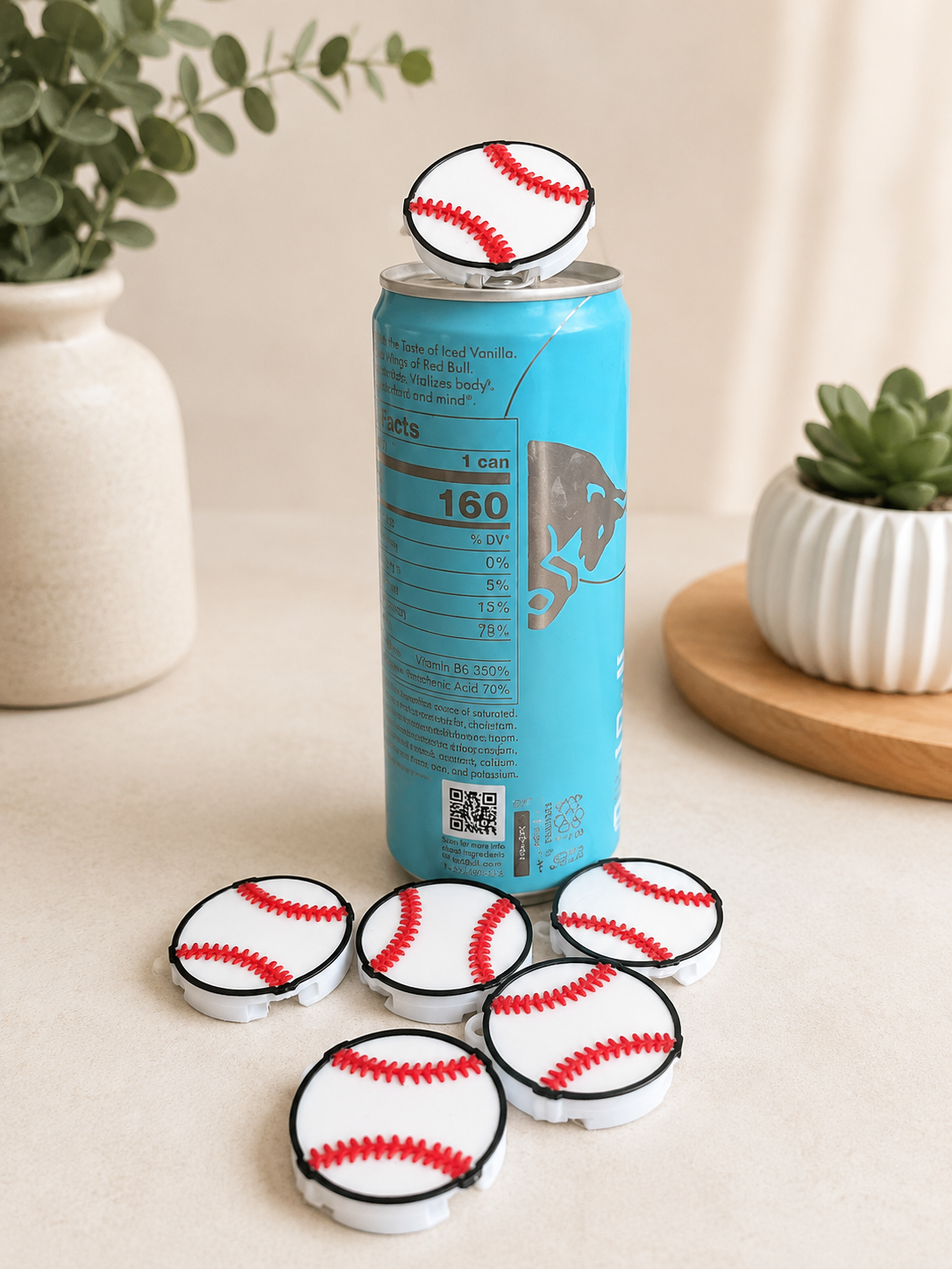 Game Day Baseball Can Topper