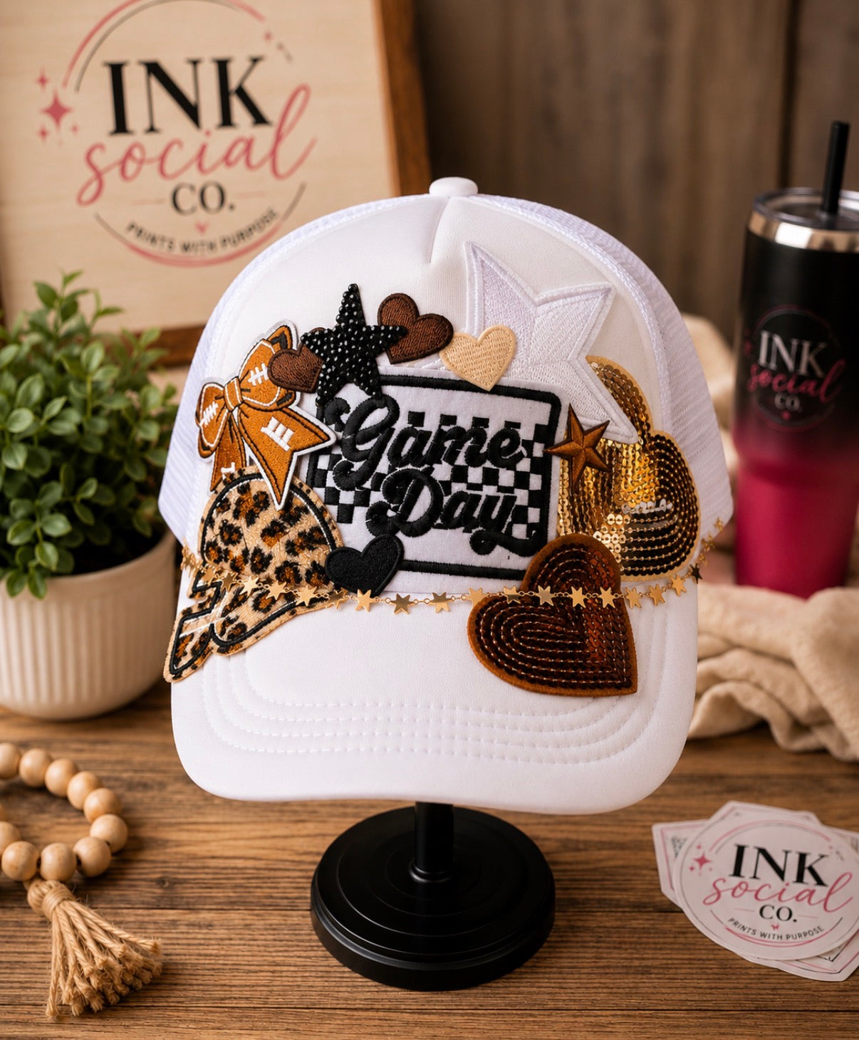 Game Day Glam Patch Trucker Hat