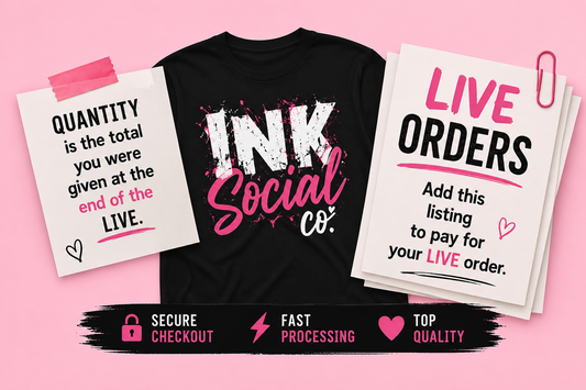 LIVE Tiktok order direct to film