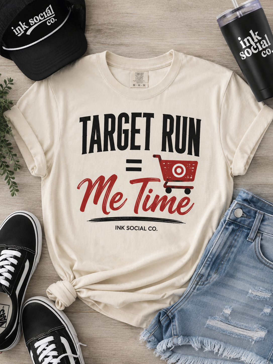 Target run graphic tee
