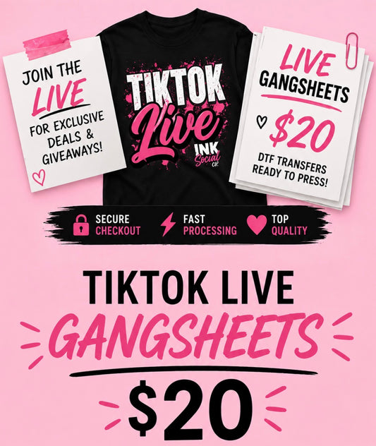 TikTok live gang sheet