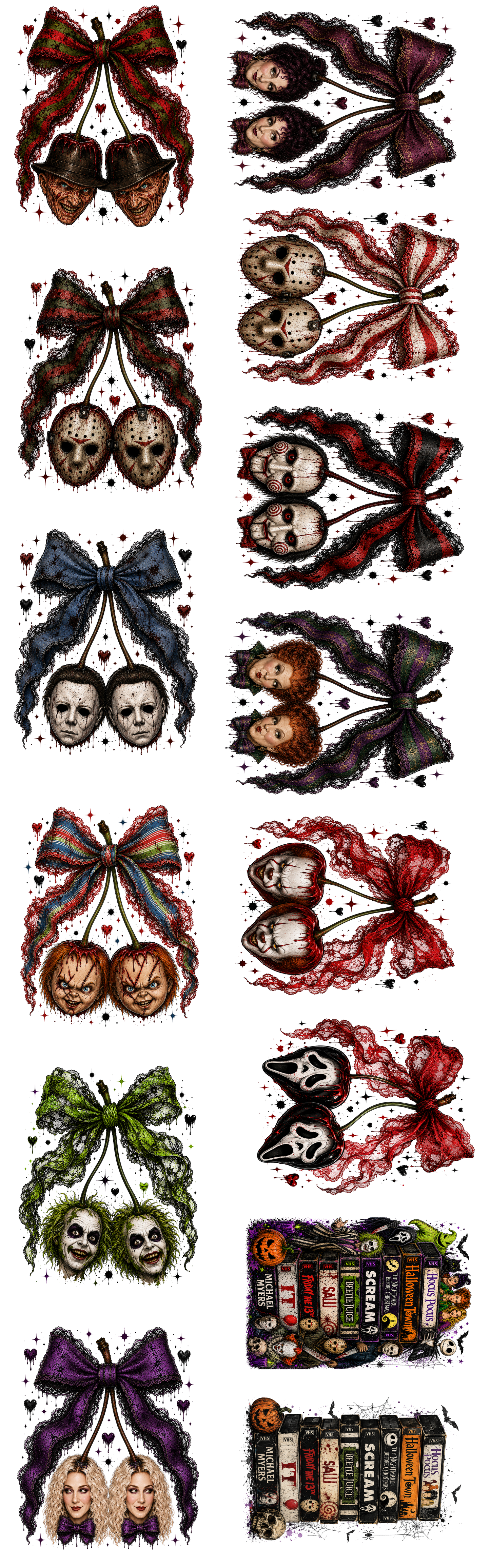 Movie cherry Gang Sheet